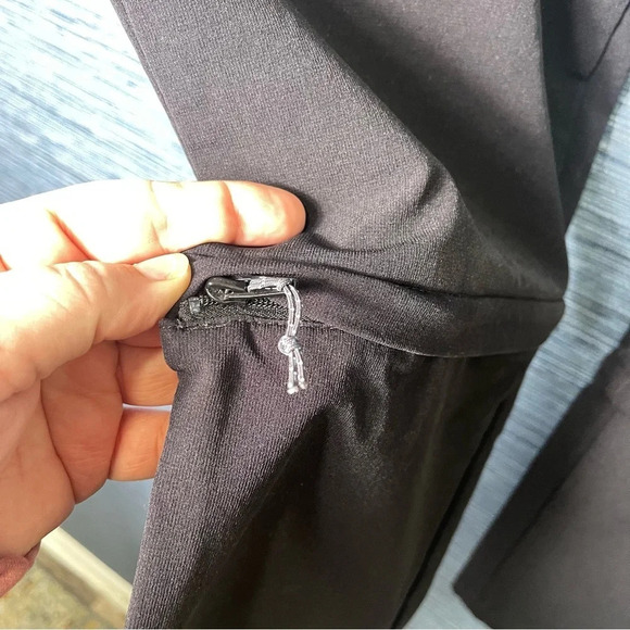 Lole Womens zip off bottom outdoor pants Convertible Size 12 Adjustable waist - Picture 3 of 8